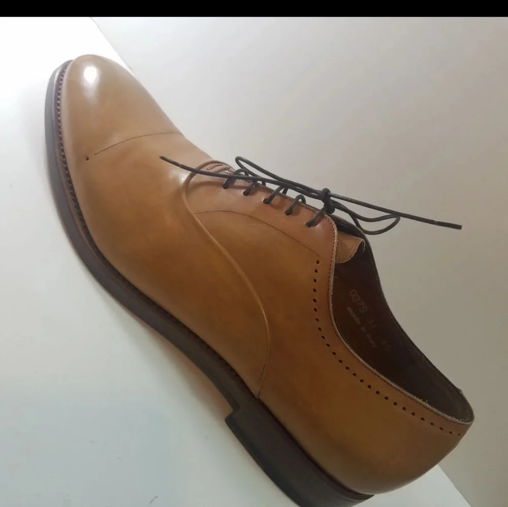 Franceschetti for Barney's New York Size 45 Leather Dress Shoes Made in Italy